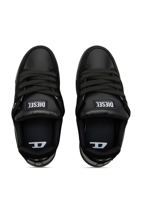 Diesel S-D-Ollie Low sneakers Ανδρικά δερμάτινα μαύρο Y03796.P7476.T8013