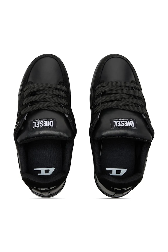 Diesel S-D-Ollie Low sneakers Ανδρικά δερμάτινα μαύρο Y03796.P7476.T8013