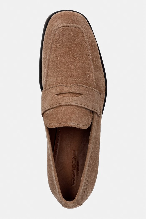 Vagabond Shoemakers mokasinke za muškarce od brušene kože TROY bež 5973.140.08