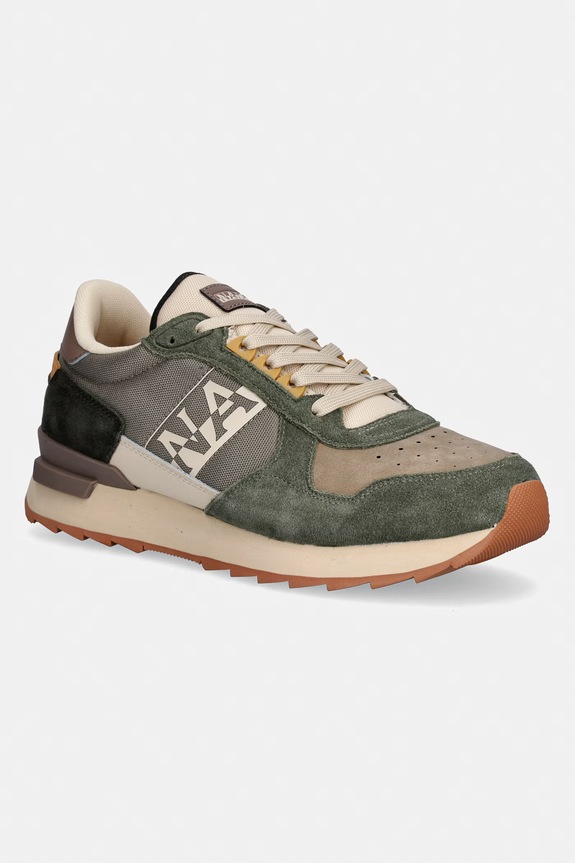 Sneakers Napapijri STAB απομίμηση λείου δέρματος πράσινο NP0A8BNY.NAA