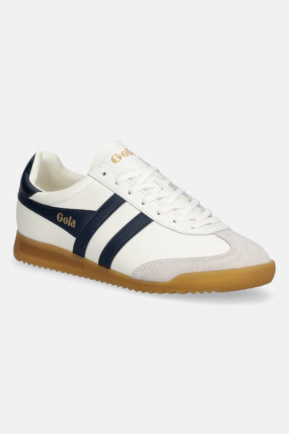 Gola TORPEDO LEATHER sneakersy męskie skórzane beżowy CMB622EA