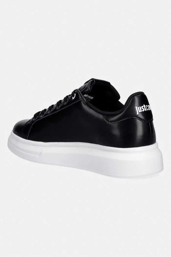 Παπούτσια Δερμάτινα sneakers Just Cavalli 80QA3SBAZPC16899 μαύρο
