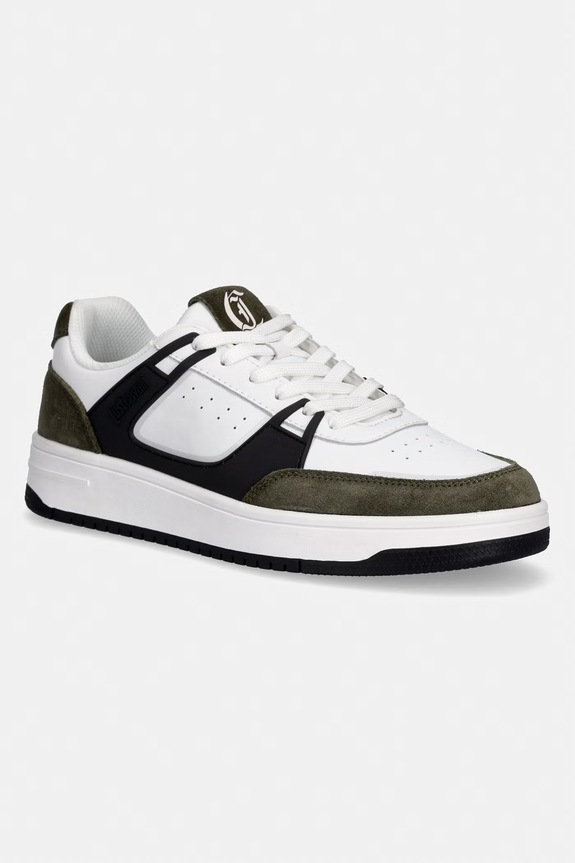Just Cavalli tenisky pánske kožené biela 80QA3SM2ZPC24OL7