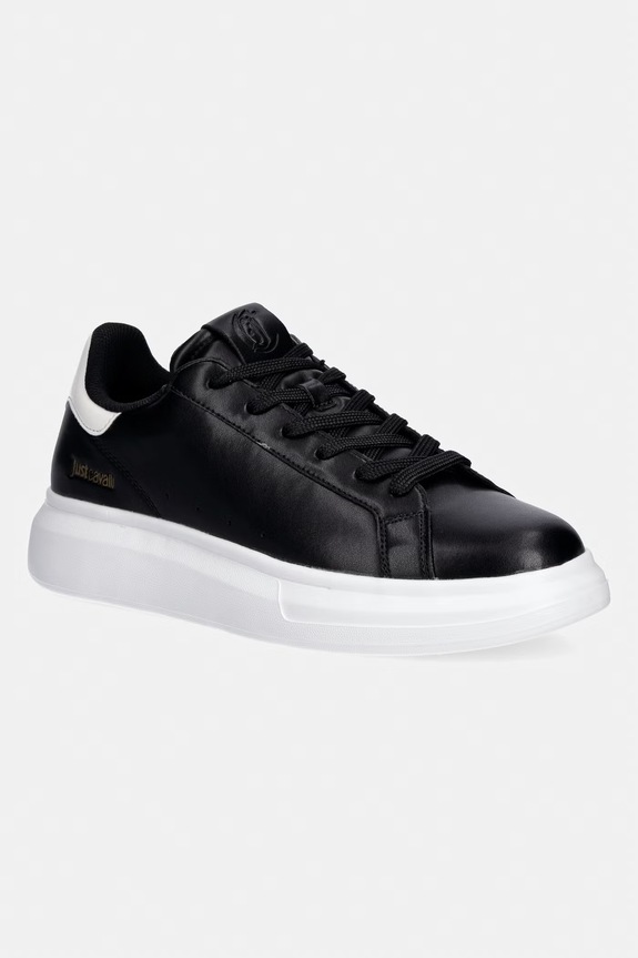 Sneakers Just Cavalli συνθετικό μαύρο 80QA3SBGZPC20899