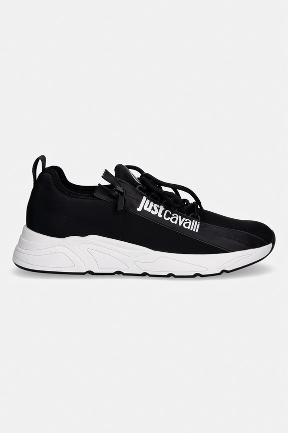 Just Cavalli tenisky pánske 80QA3SA2ZSE70899 čierna SS26