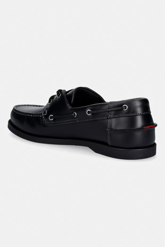 Παπούτσια Δερμάτινα μοκασίνια HUGO Darcy 50563321.001 μαύρο