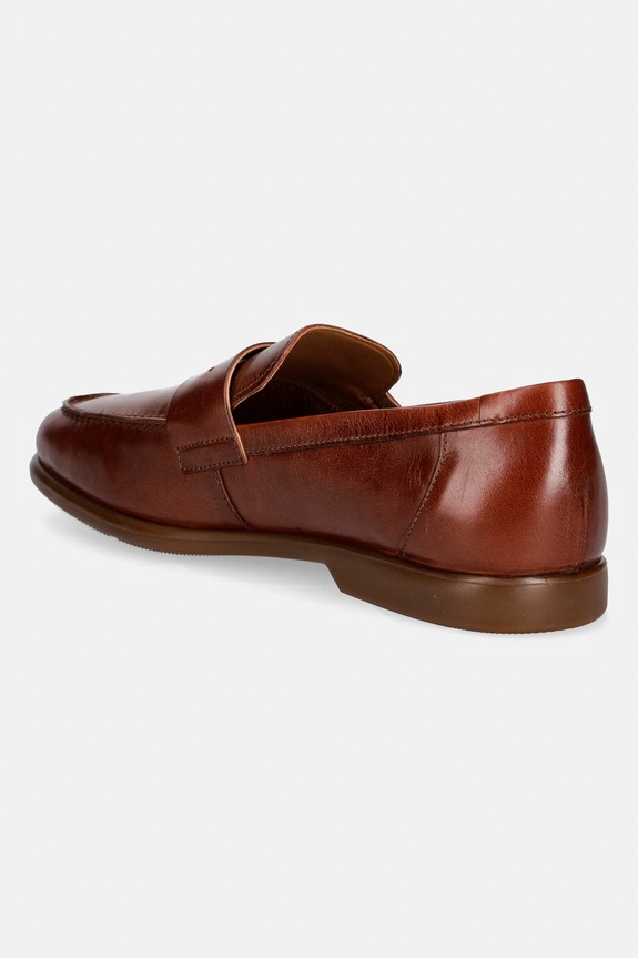 Obuwie Ecco loafersy męskie skórzane Metropole Verona 552264.01053 brązowy