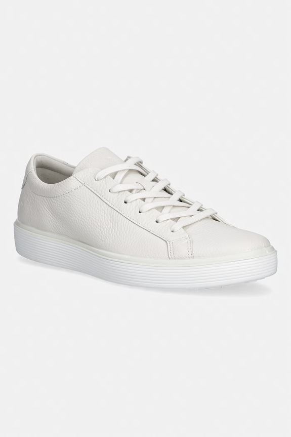 Ecco sneakersy skórzane Soft 60 M pozostałe biały 582404.01007