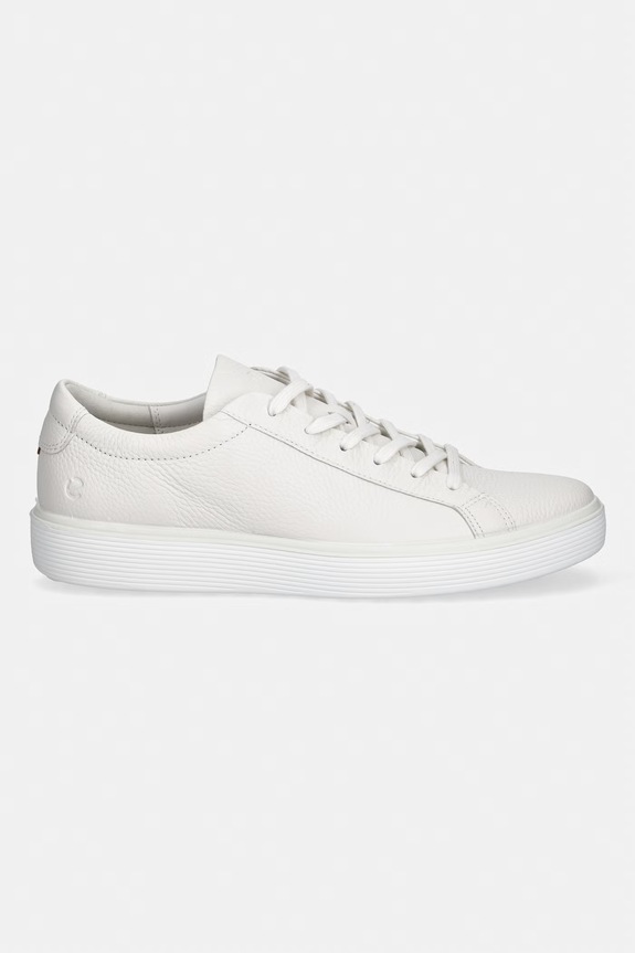 Ecco sneakersy skórzane Soft 60 M 582404.01007 biały SS26