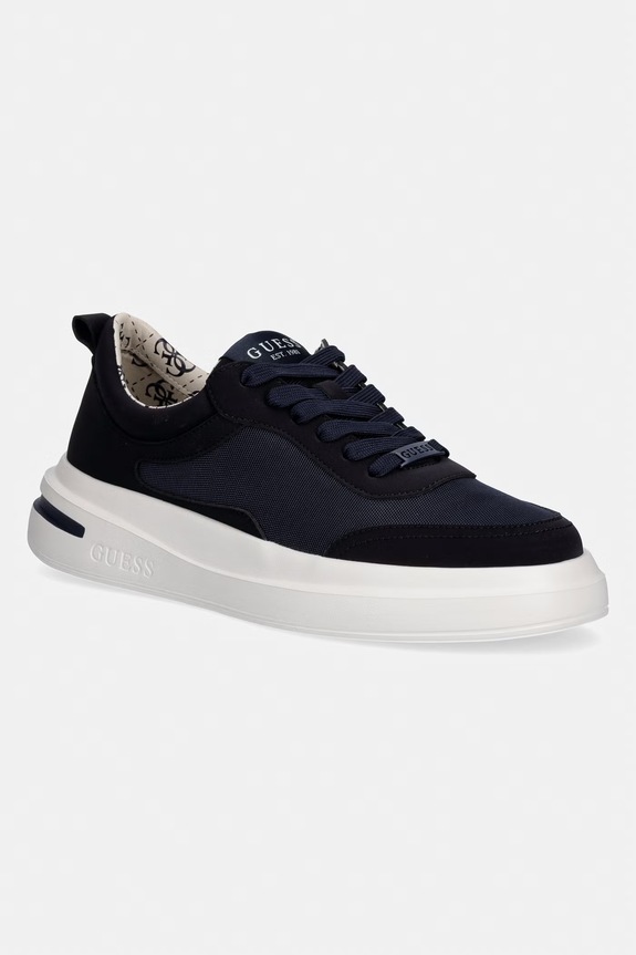 Guess ELBANO sneakersy męskie niebieski FMJBNO.ELE12.BLUE