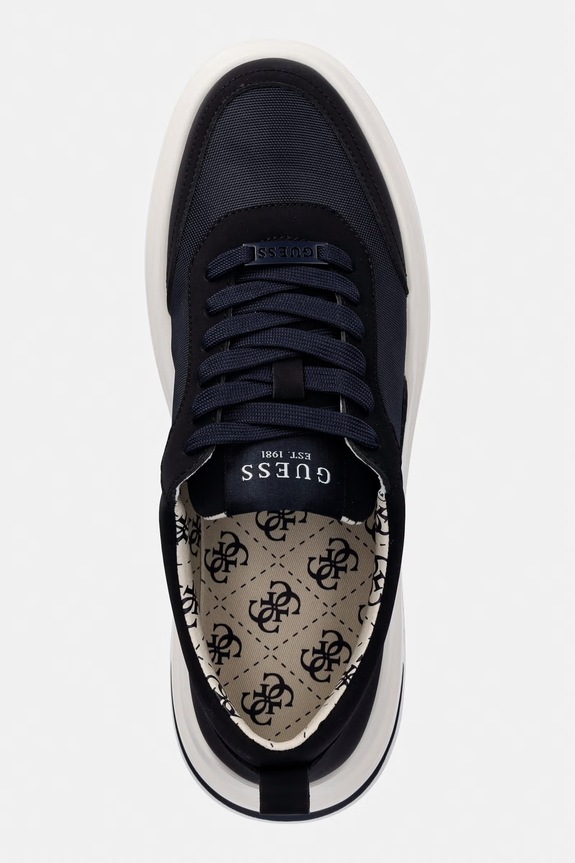 Guess ELBANO sneakersy męskie niebieski FMJBNO.ELE12.BLUE