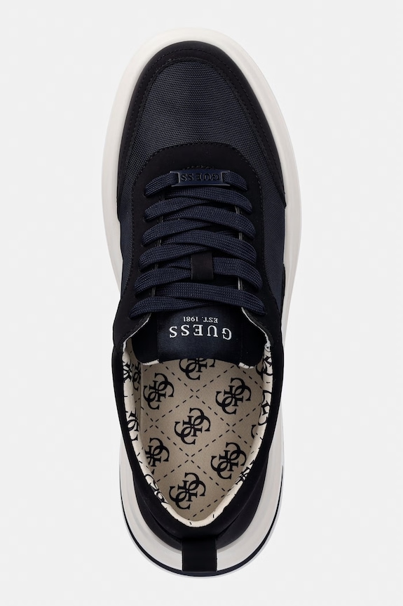 Guess ELBANO sneakersy męskie niebieski FMJBNO.ELE12.BLUE
