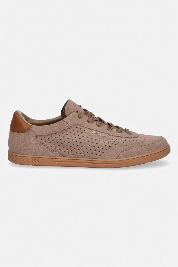 Guess NIXXTER sneakersy męskie zamszowe FMJNIX.SUE12.BROWN brązowy SS26