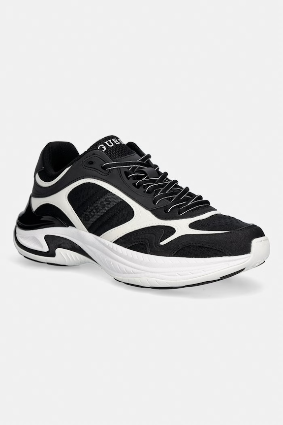 Guess SQUAN sneakers pentru bărbați negru FMJSQU.ELE12.BLACK