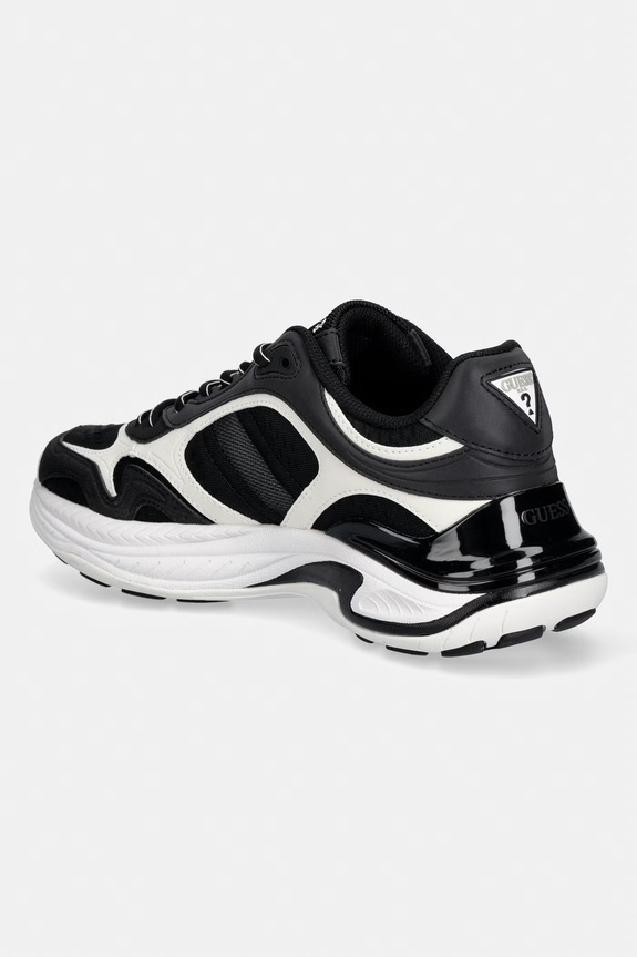 Încălțăminte Guess SQUAN sneakers pentru bărbați FMJSQU.ELE12.BLACK negru