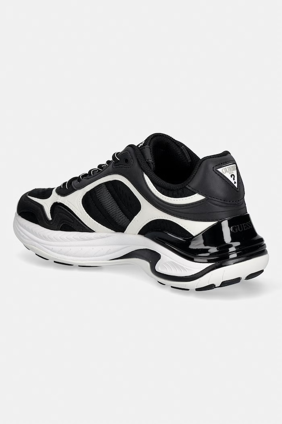 Încălțăminte Guess SQUAN sneakers pentru bărbați FMJSQU.ELE12.BLACK negru