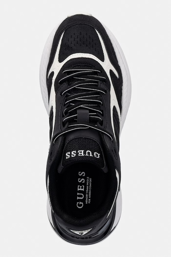 Guess SQUAN sneakers pentru bărbați negru FMJSQU.ELE12.BLACK