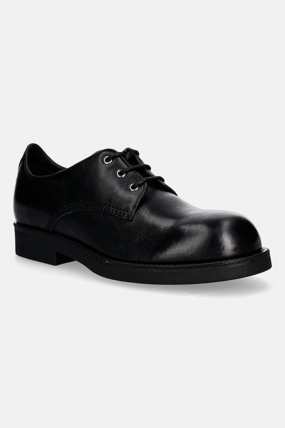 MM6 Maison Margiela scarpe in pelle casual nero SH1WQ0007.P7431.T8013