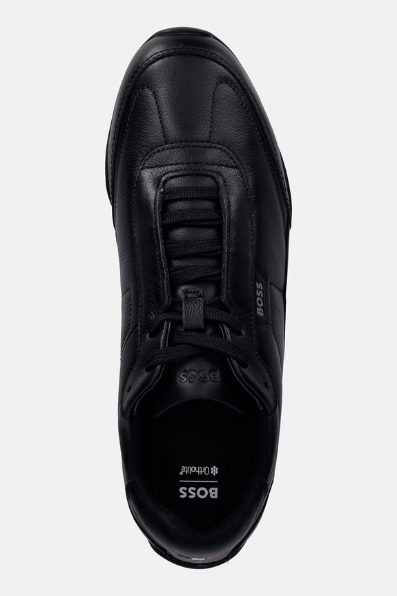 BOSS Jaylen sneakers da uomo in pelle nero 50563892.005