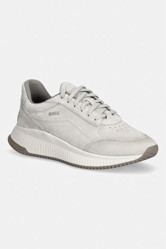 BOSS TTNM EVO sneakersy męskie zamszowe szary 50563920.110
