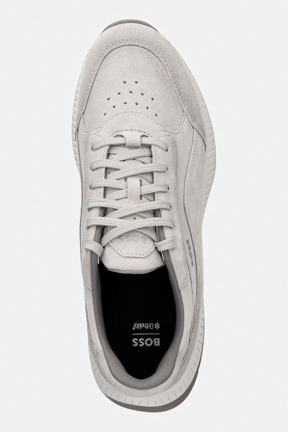 BOSS TTNM EVO sneakersy męskie zamszowe szary 50563920.110