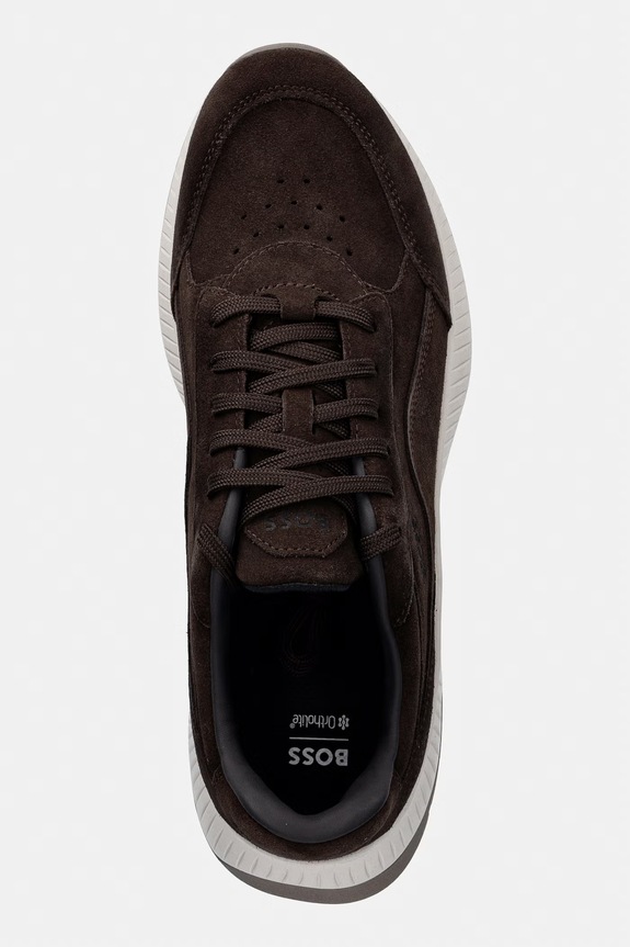 BOSS TTNM EVO sneakersy męskie zamszowe brązowy 50563920.205