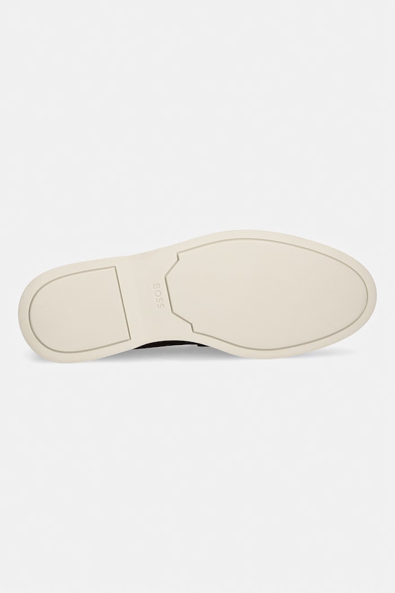 BOSS loafersy męskie zamszowe Sienne 50543083.202 brązowy