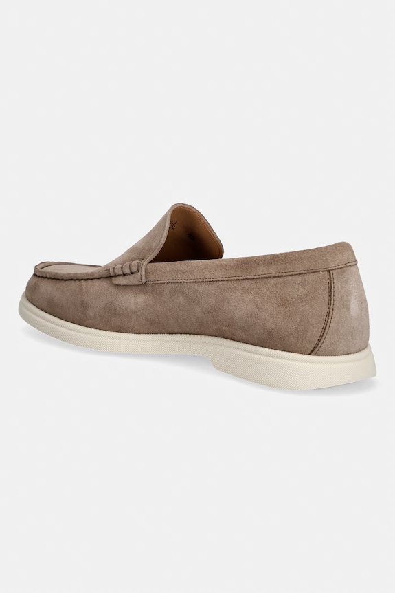 Obuwie BOSS loafersy męskie zamszowe Sienne 50543083.262 beżowy
