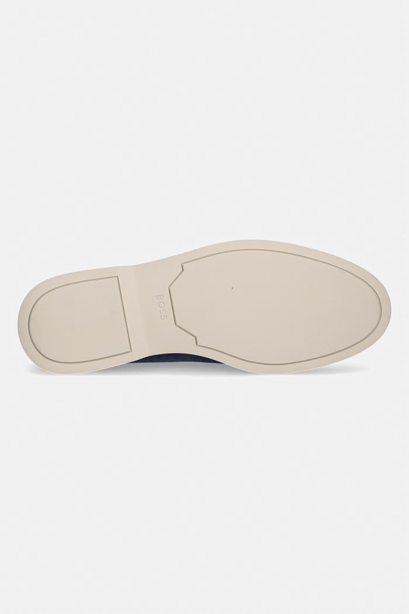 BOSS mocasini din piele întoarsă Sienne 50543083.462 albastru