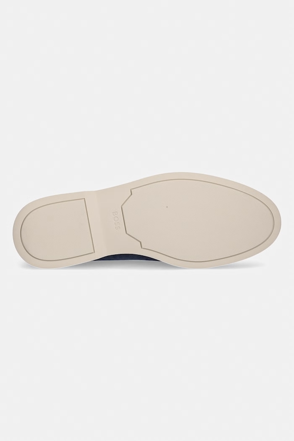 BOSS mocasini din piele întoarsă Sienne 50543083.462 albastru