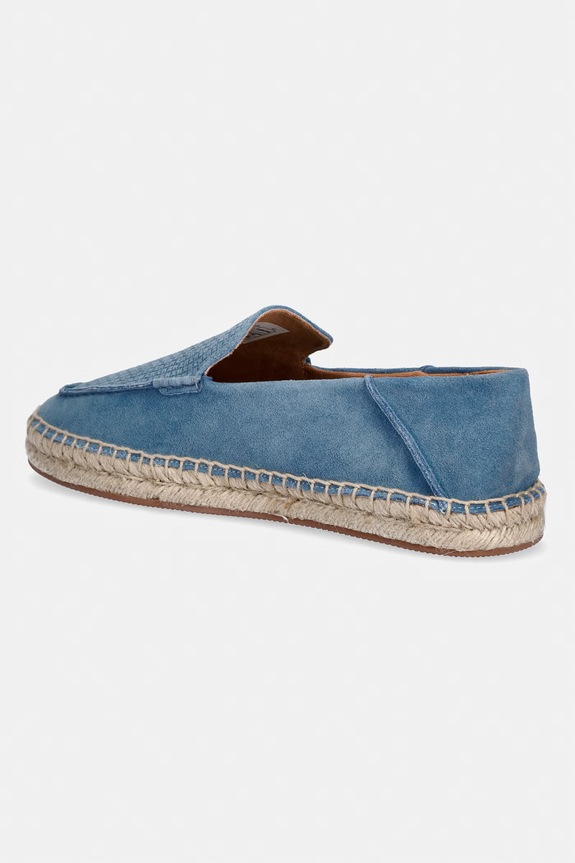 Scarpe BOSS espadrille da uomo in scamoscio Madeira 50563149.460 blu