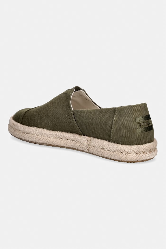 Obuwie Toms espadryle męskie ALPARGATA ROPE 2.0 10019899 zielony