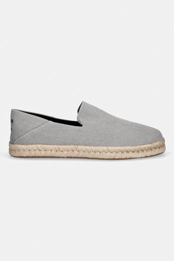Toms espadrile pentru bărbați SANTIAGO 10019874 gri SS26