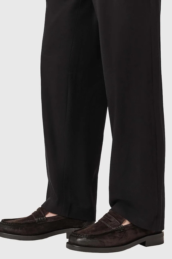 Semišové mokasíny AllSaints Bloom Suede Loafer M022FC.DBR