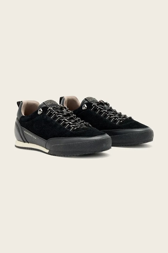 AllSaints Harri Od Low Top sneakers γυναικεία δερμάτινα M006FE μαύρο SS26