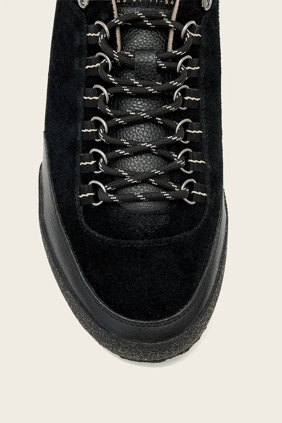 AllSaints Harri Od Low Top sneakers γυναικεία δερμάτινα M006FE μαύρο