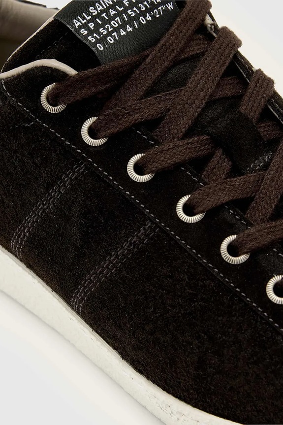 AllSaints sneakersy zamszowe Leon Low Top brązowy M009FE