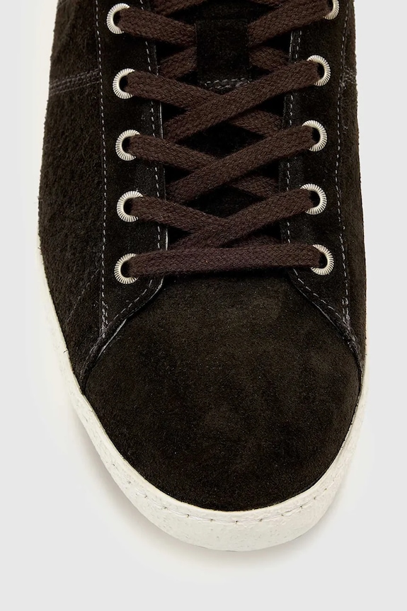 AllSaints sneakersy zamszowe Leon Low Top M009FE brązowy
