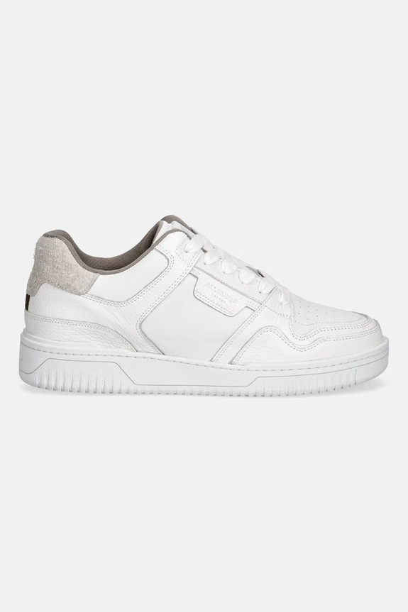 AllSaints sneakersy skórzane Regan Plus Low Top M030FE.WHT biały SS26