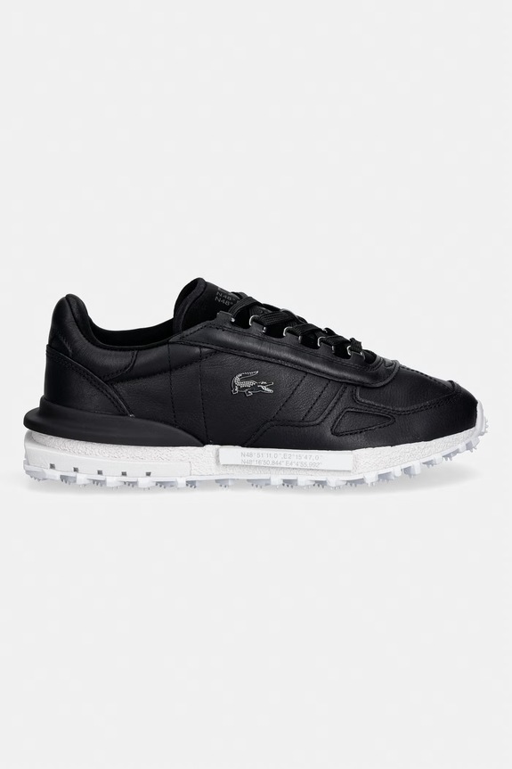 Kožne tenisice Lacoste Elite Active Sneakers 51SMA0028 crna SS26