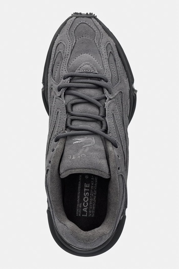 Lacoste sneakers din piele întoarsă L003 2K24 Sneakers gri 51SMA0030