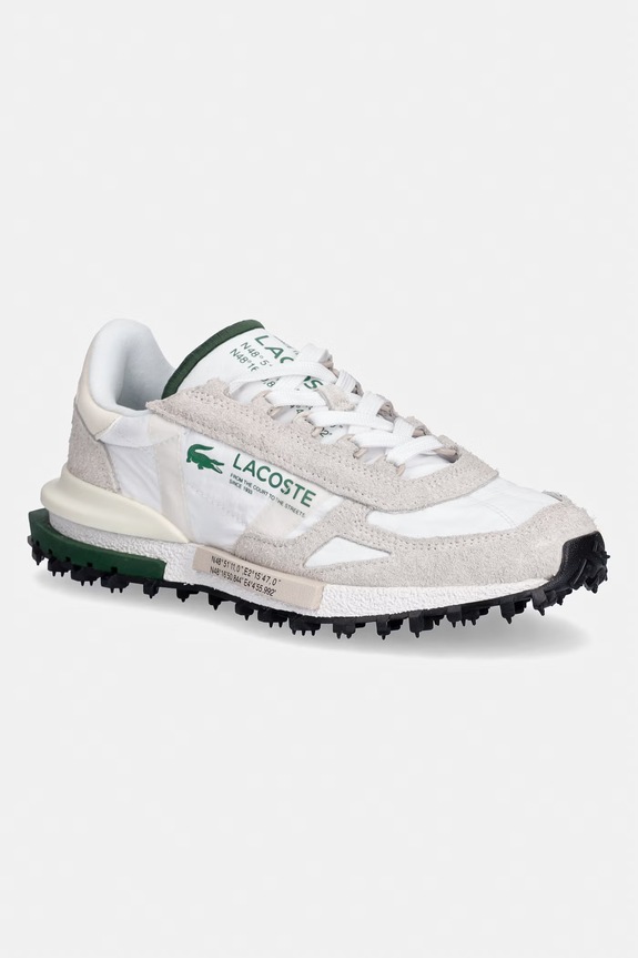 Кроссовки Lacoste Elite Active Sneakers замш белый 51SMA0041