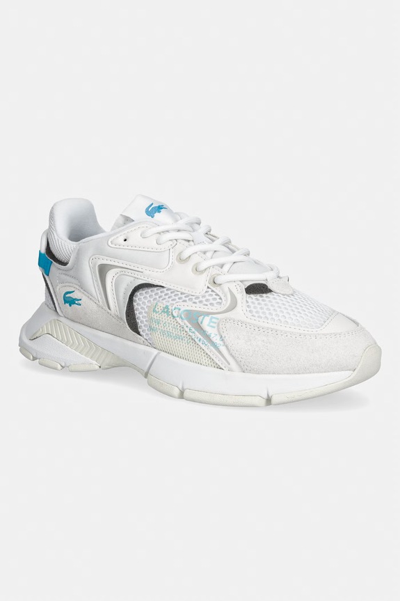 Lacoste L003 Neo Sneakers sneakers bărbătești piele întoarsă alb 51SMA0044