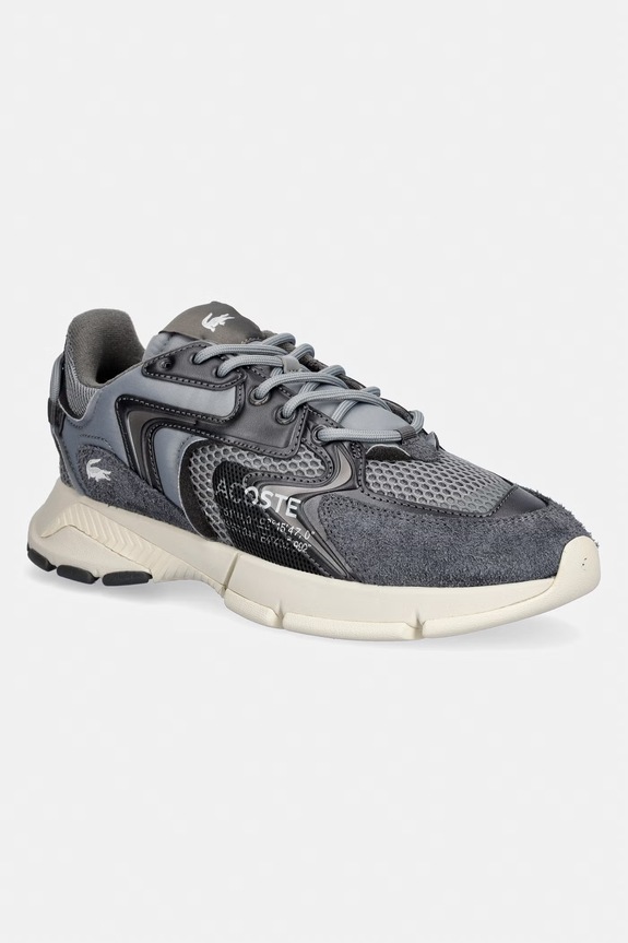 Lacoste L003 Neo Sneakers bărbați piele întoarsă gri 51SMA0044