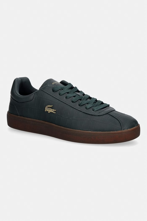 Lacoste Baseshot Sneakers sneakersy męskie skórzane szary 51SMA0076