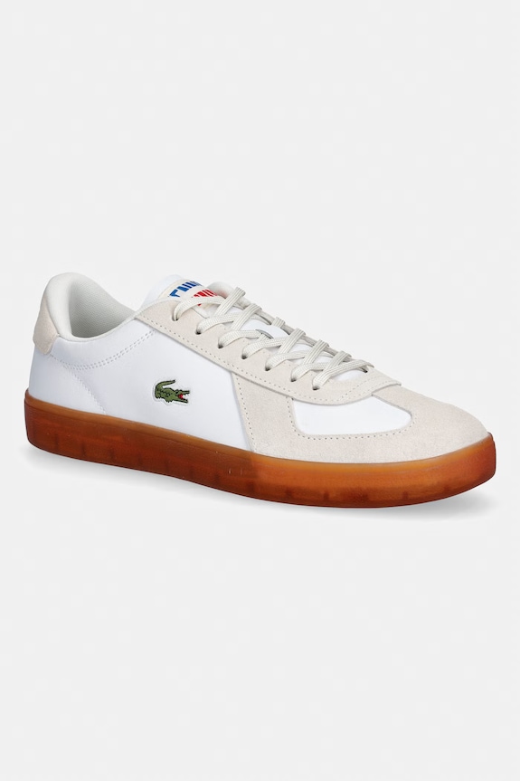 Kožené tenisky Lacoste Men Baseshot Pro Sneakers usňová koža biela 51SMA0077