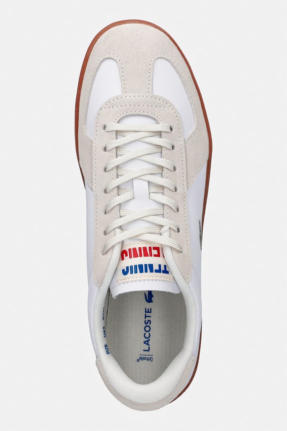 Kožené tenisky Lacoste Men Baseshot Pro Sneakers biela 51SMA0077