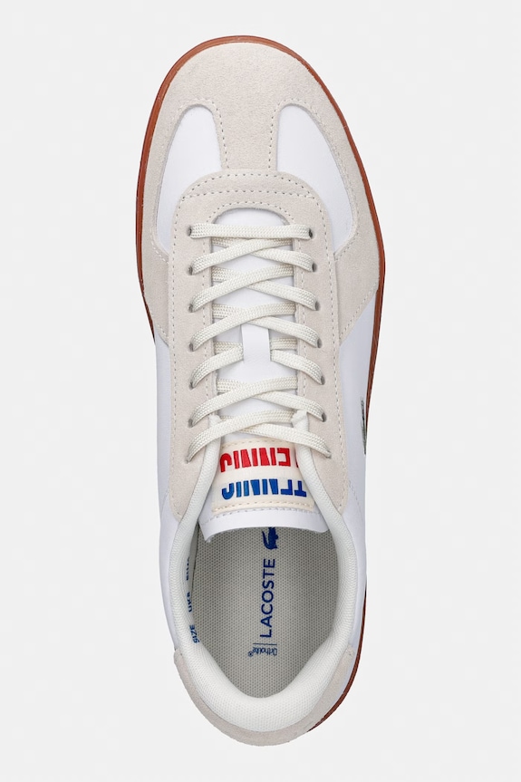 Kožené tenisky Lacoste Men Baseshot Pro Sneakers biela 51SMA0077