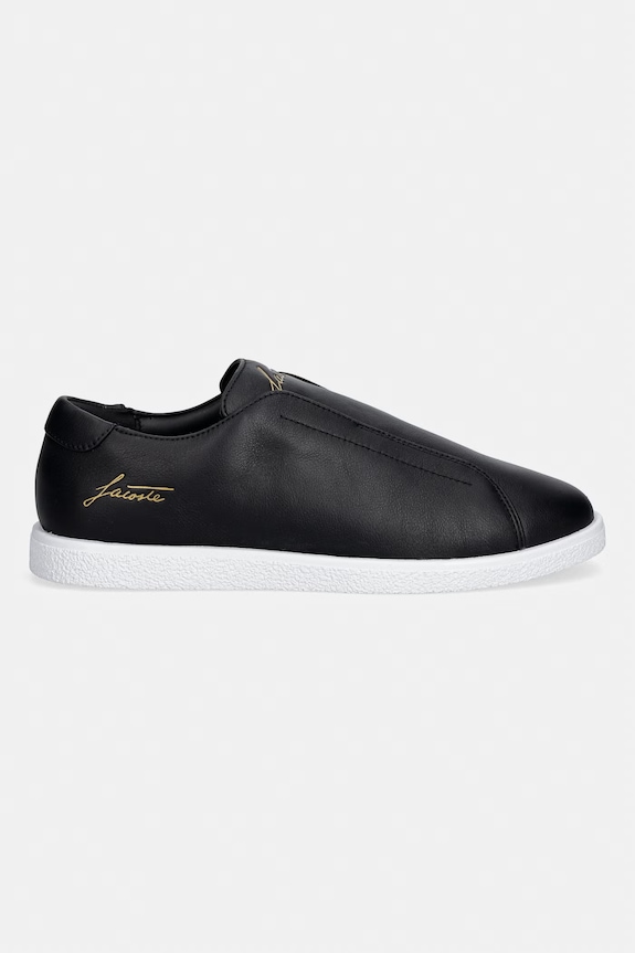 Lacoste Men Linecourt Slip-On sneakers pentru bărbați, din piele 51SMA0096 negru SS26