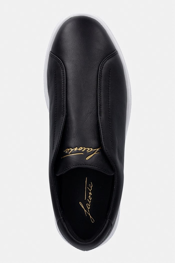 Lacoste Men Linecourt Slip-On sneakers pentru bărbați, din piele negru 51SMA0096